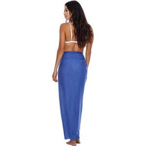 NEW Womens Beach Cover Up Sarong Swimsuit - Azure Blue